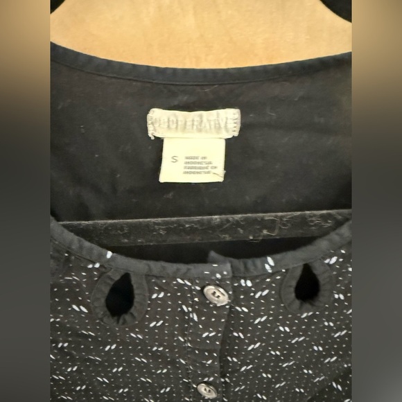 Anthropologie Cooperative Black Button-Up Dress: Eligible 3/$25 - Picture 11 of 11